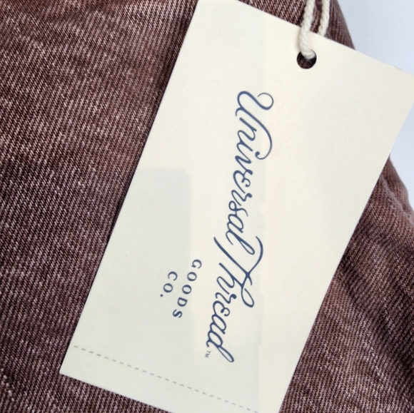 Universal Thread New Vintage Style Brown Shorts Stretch Midi Shorts Size 4 - Picture 7 of 7